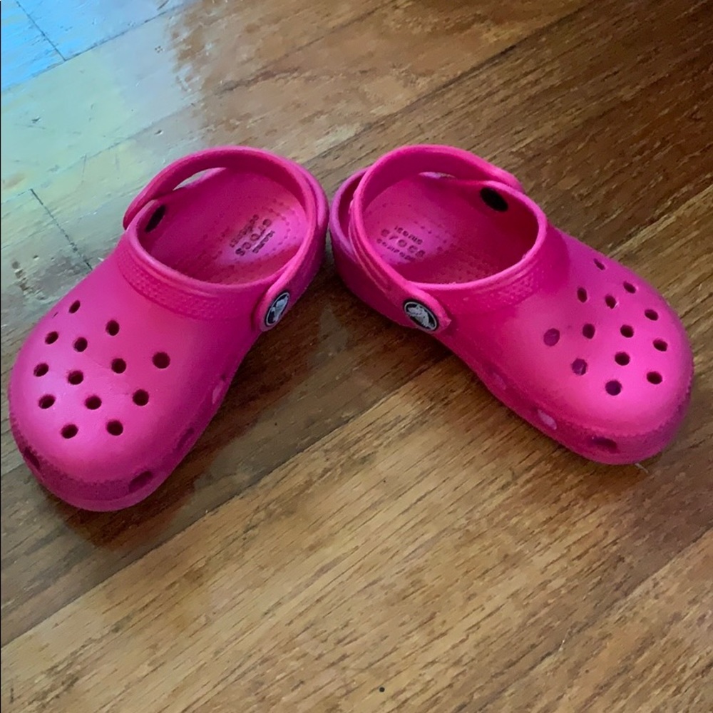 Pink Crocs - child size
